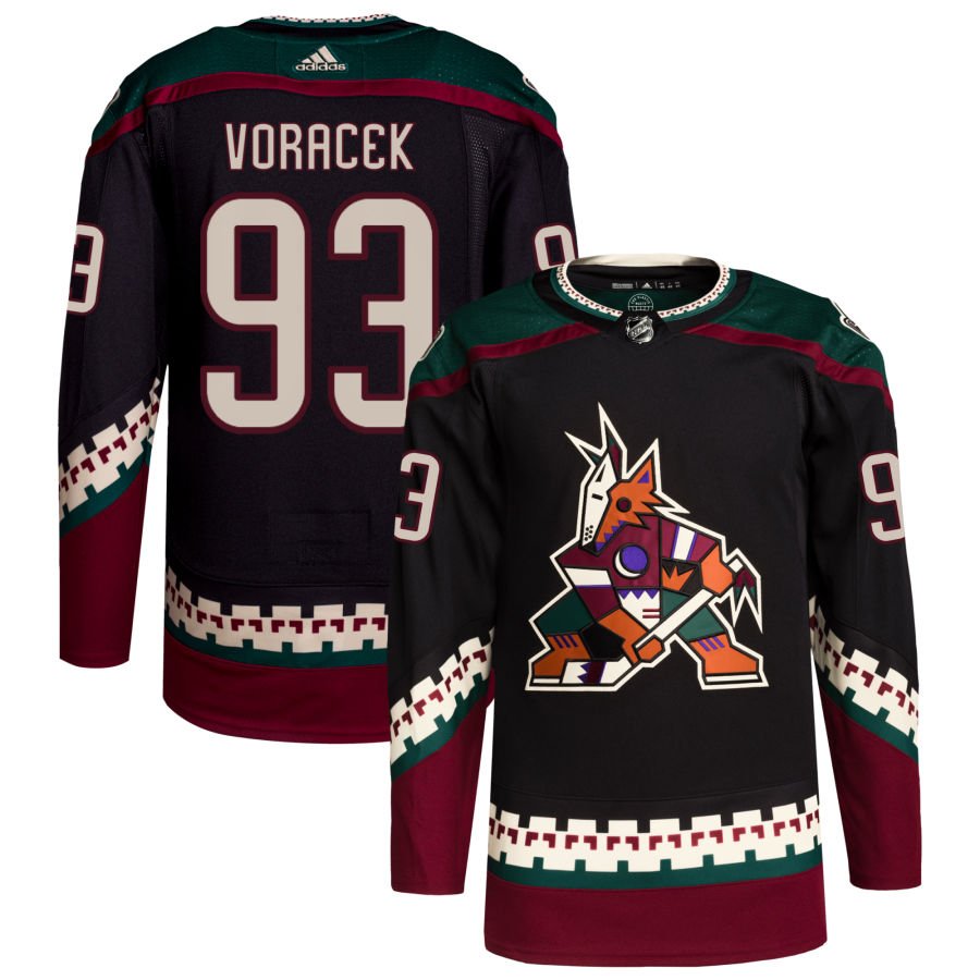 Arizona Coyotes #93 Jakub Voracek Black Authentic Pro Home Stitched Hockey Jersey